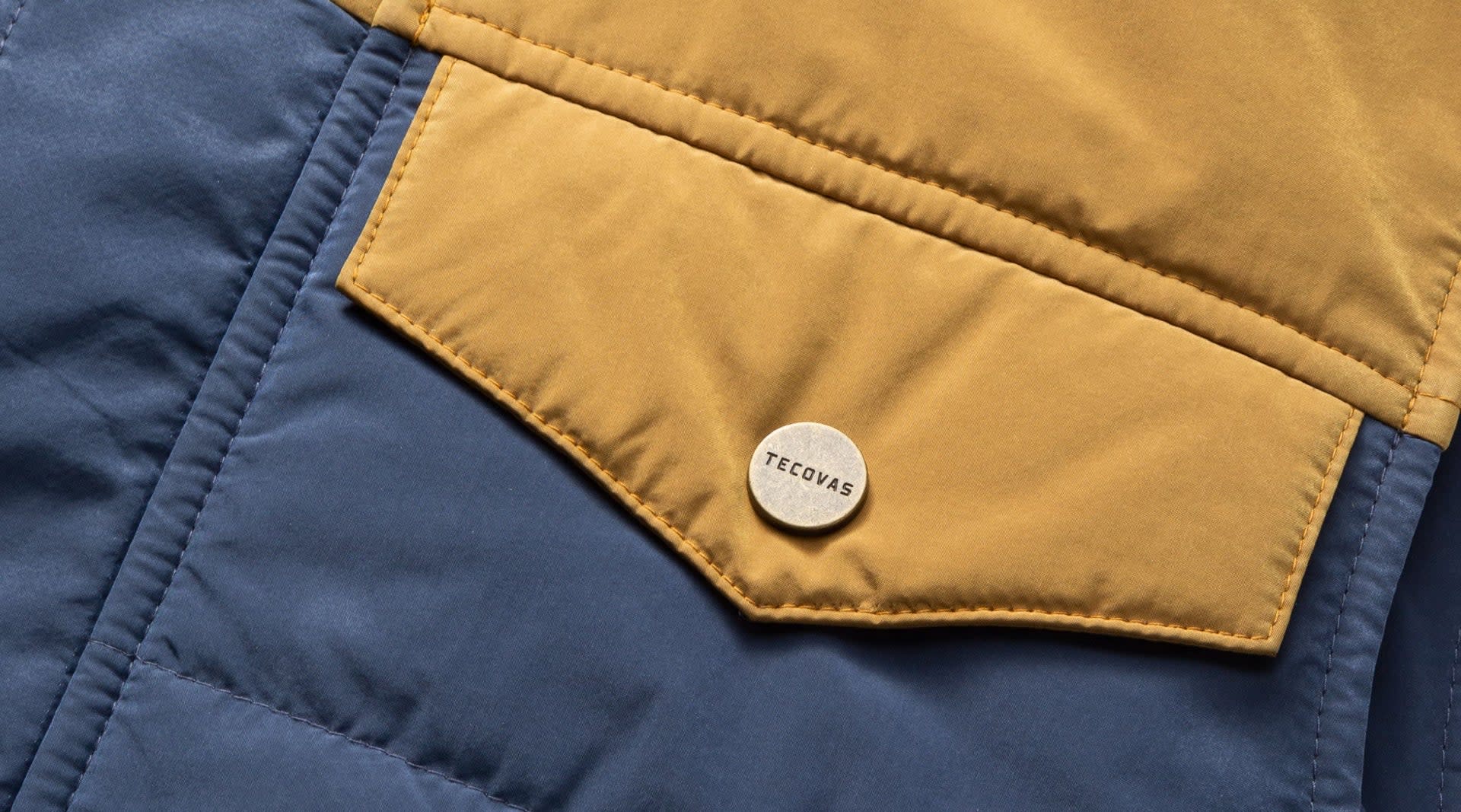 Men's Puffer Vest Closeup