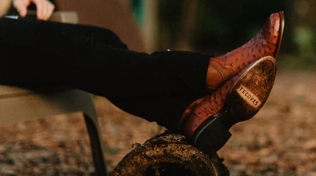 boots and sole close up