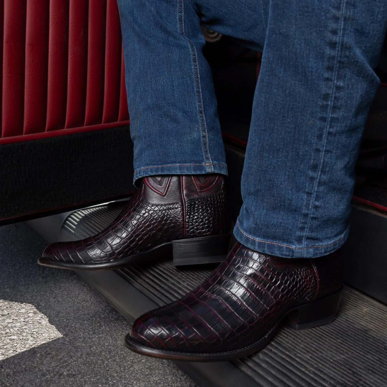 Black Cherry Crocodile-toe