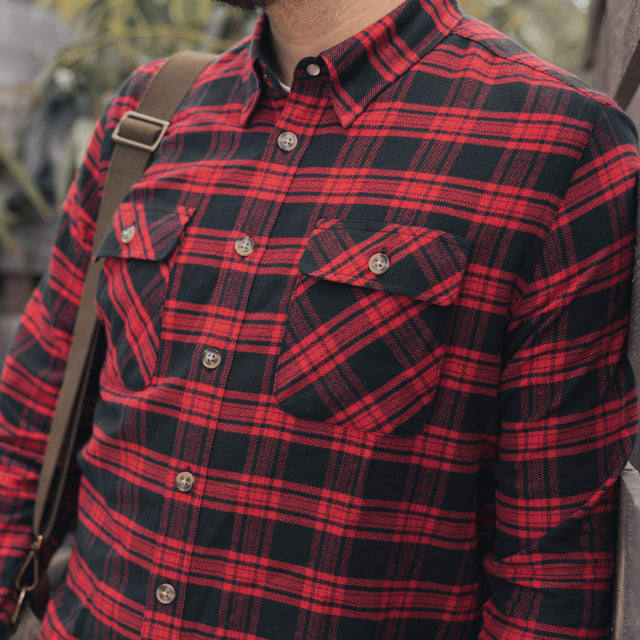 Crimson Onyx Plaid