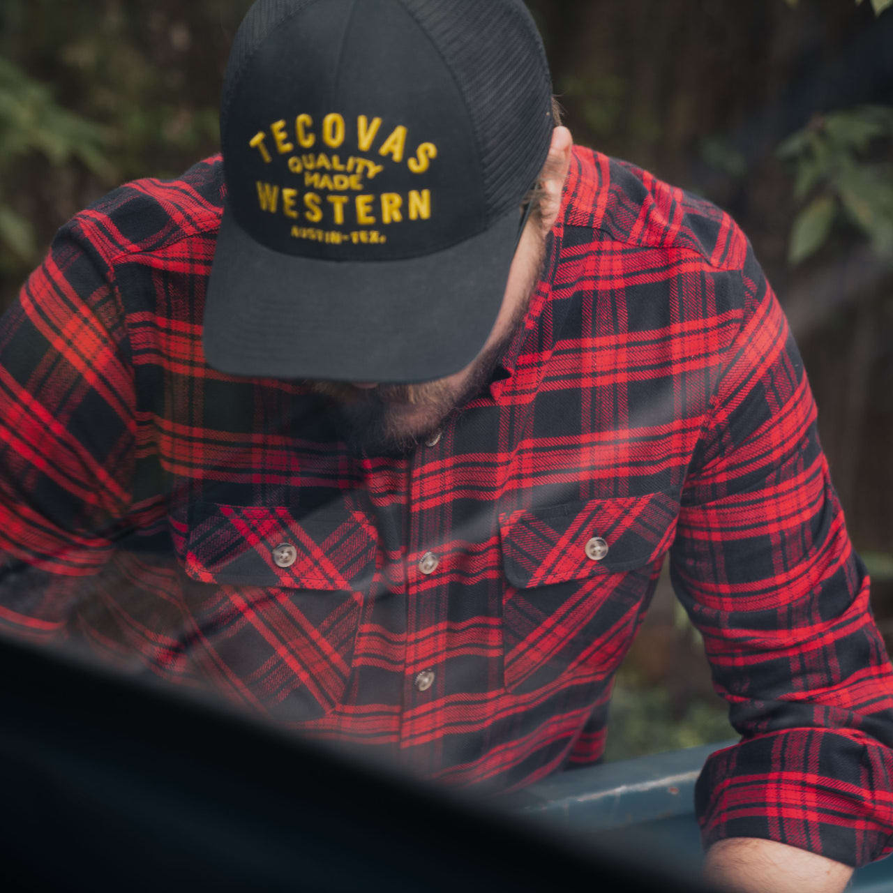 Crimson Onyx Plaid