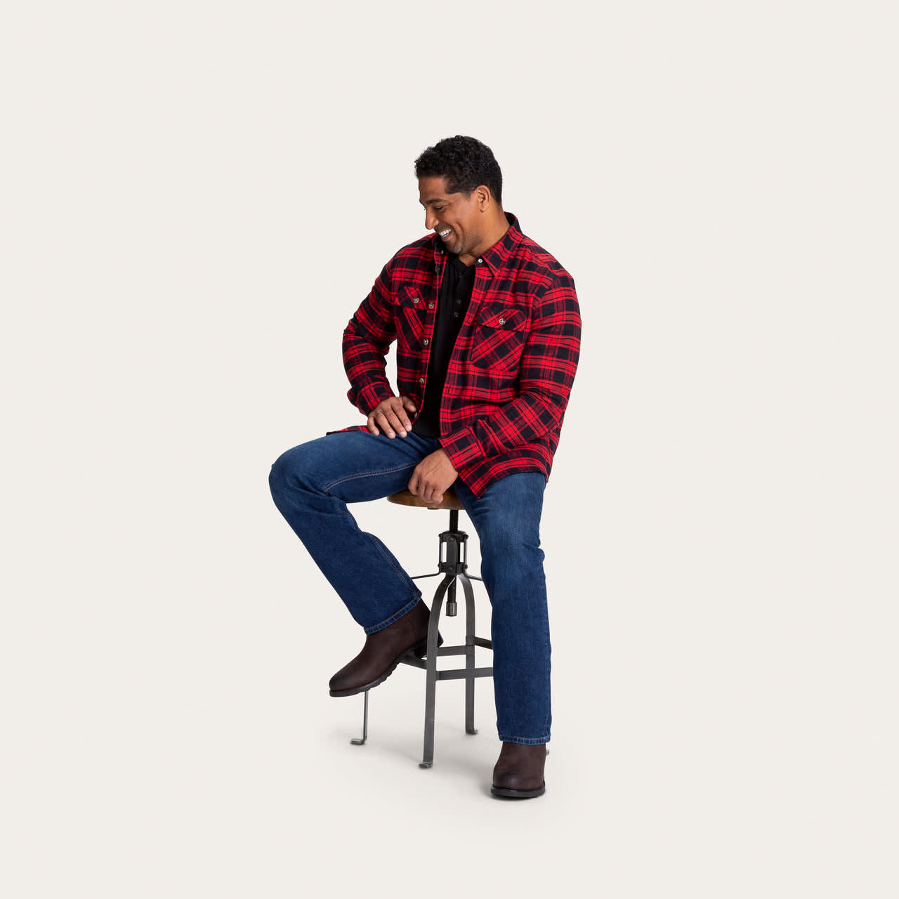 Crimson Onyx Plaid