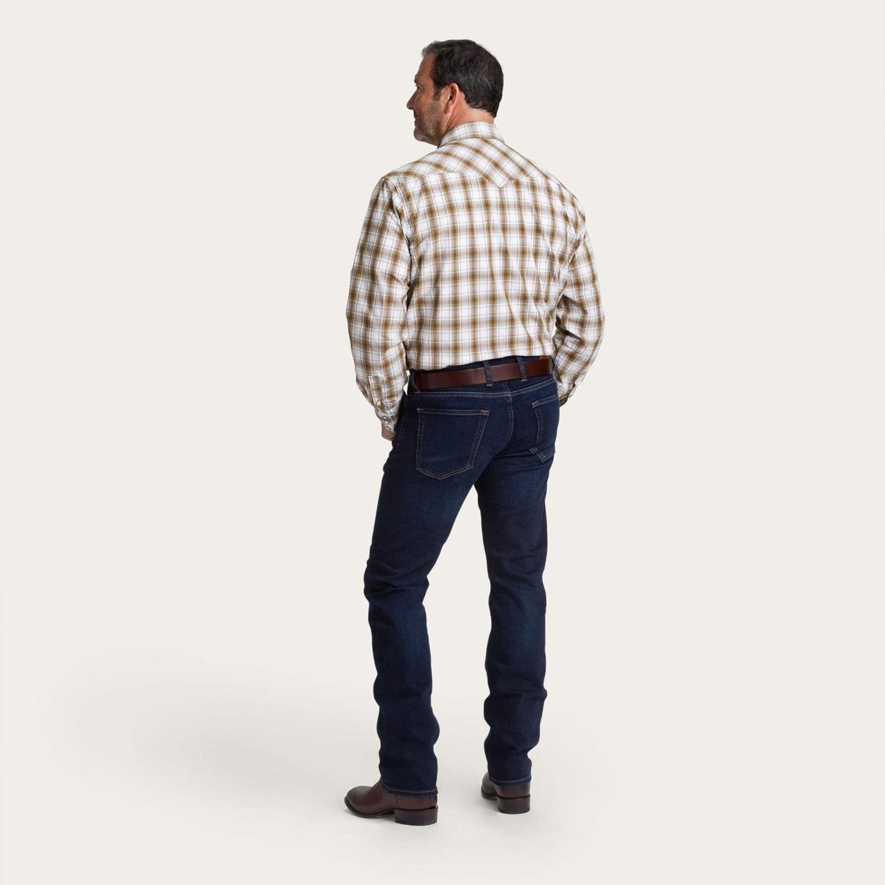 Golden Brown Plaid