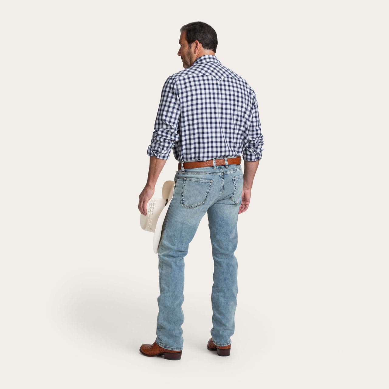 Navy Gingham