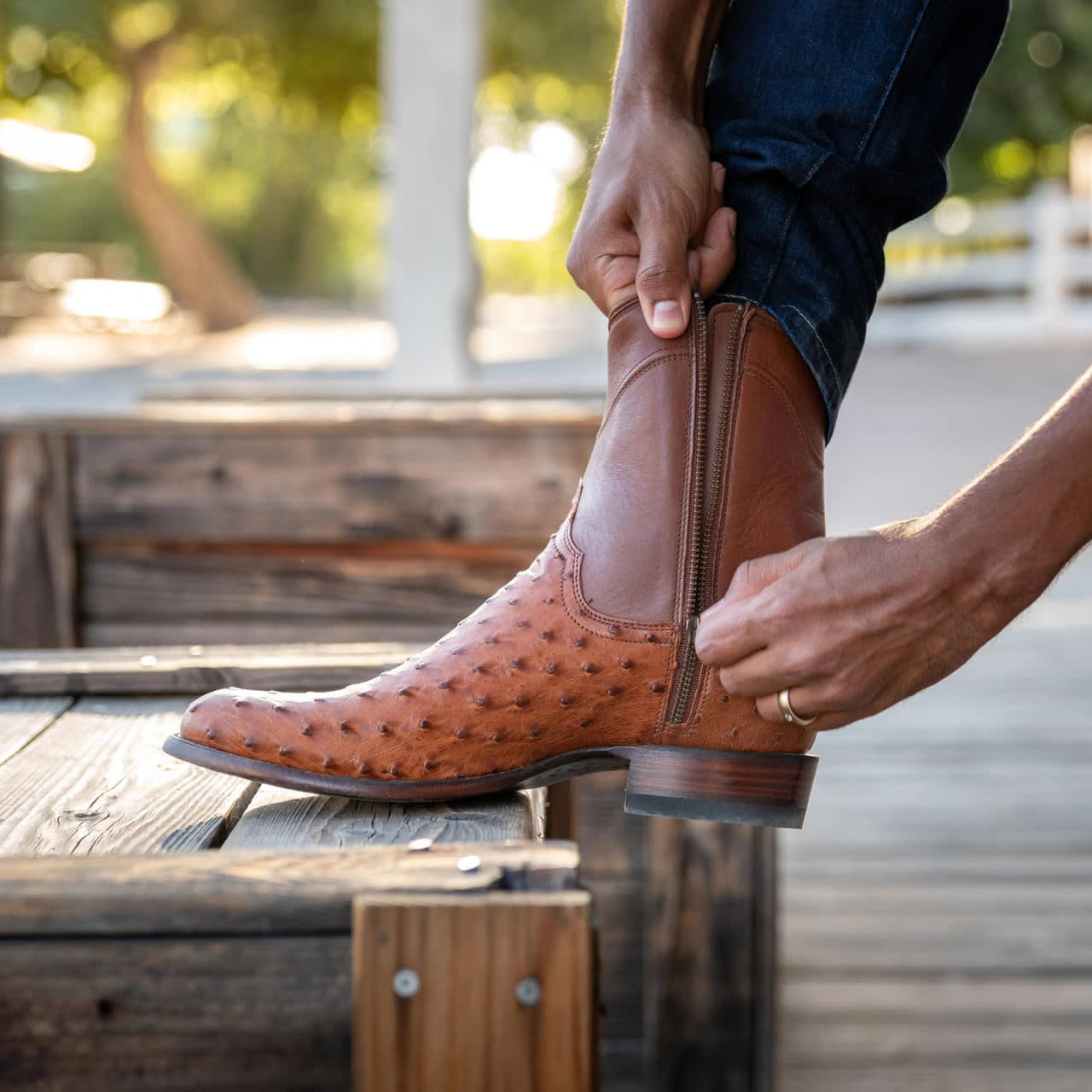 Pecan Ostrich-toe