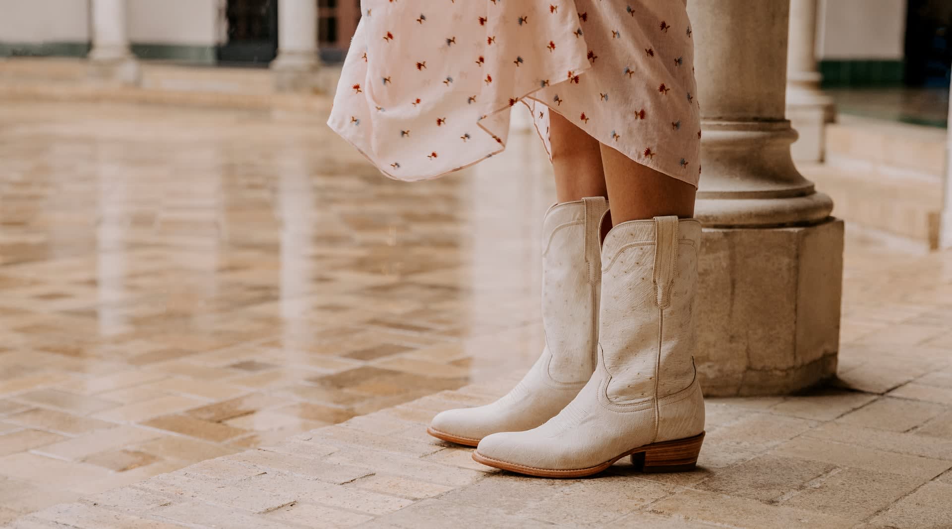 The Chloe Ostrich Boot