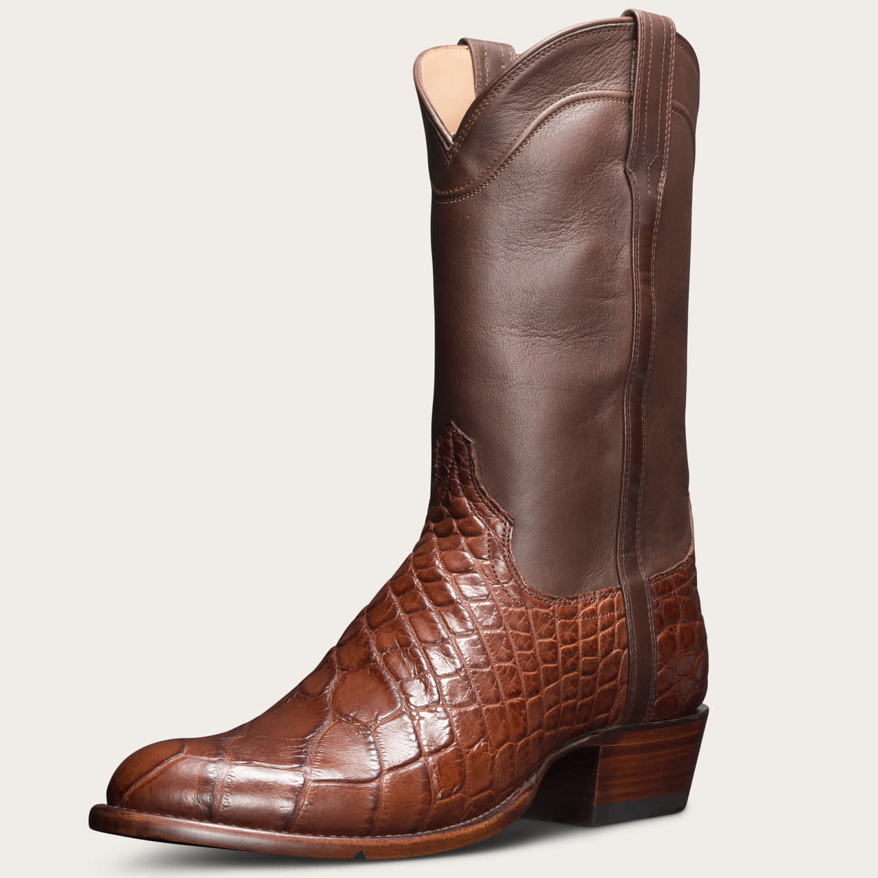 faux alligator boots