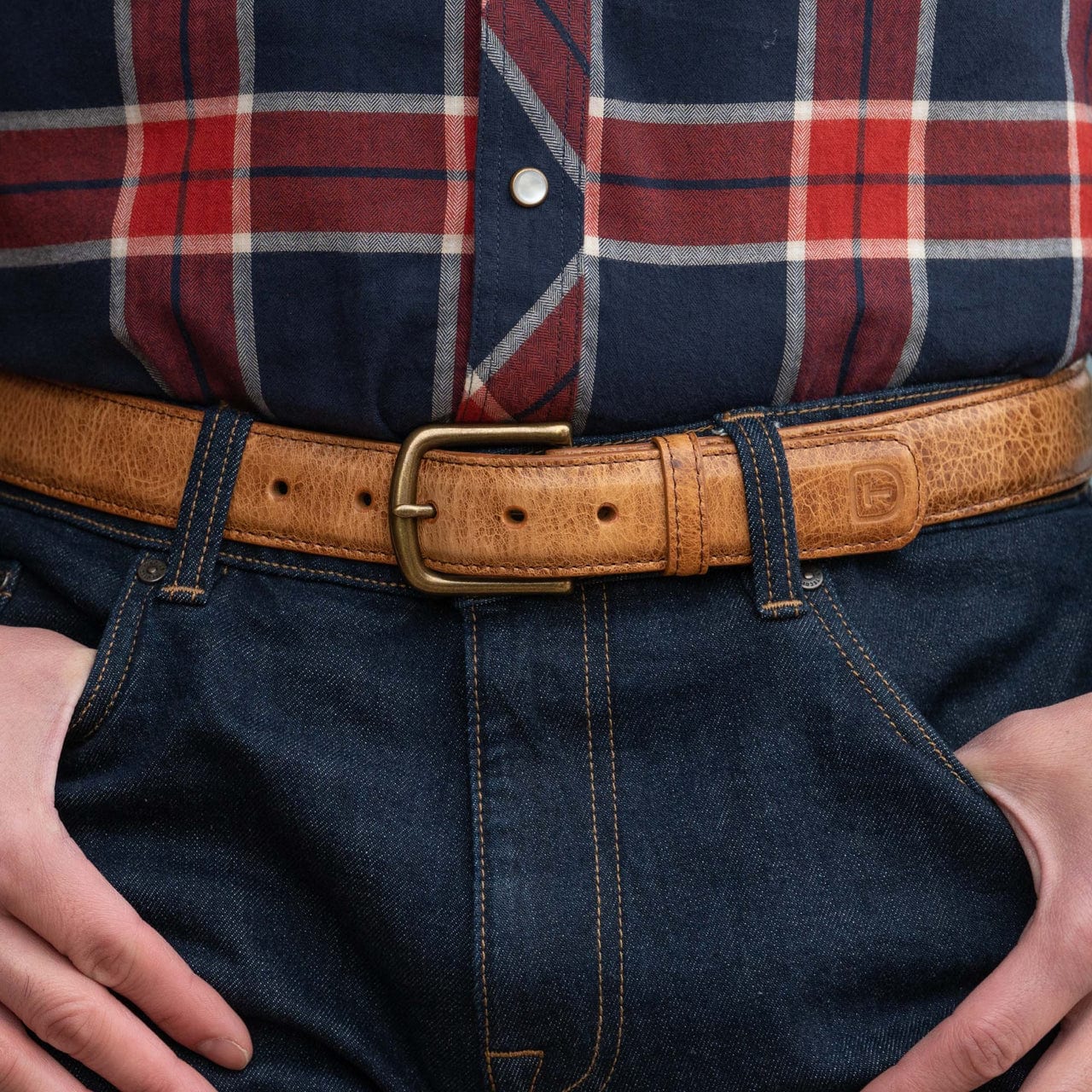 Men's Bison Belt Handmade Bison Leather Belts | Tecovas