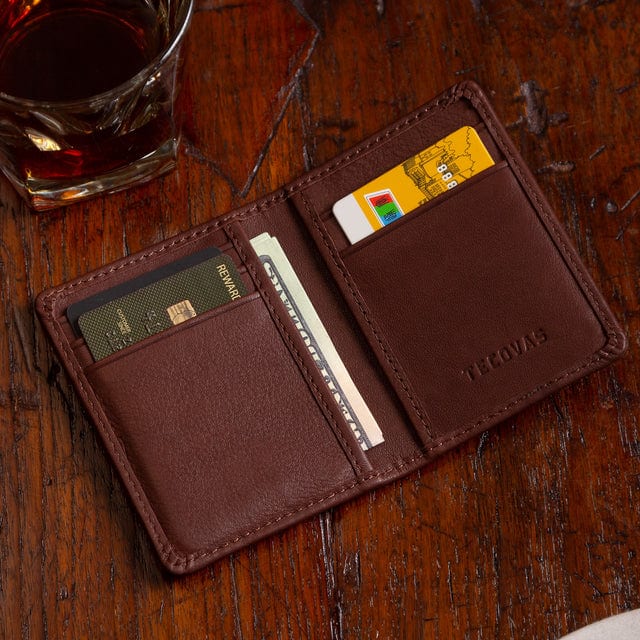 Calfskin Leather Bifold Card Holder | Tecovas