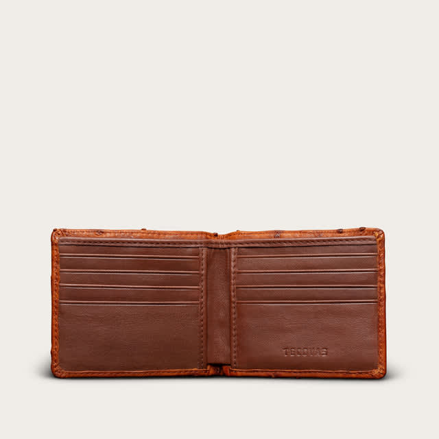 Ostrich Leather Wallet for Men & Women | Tecovas