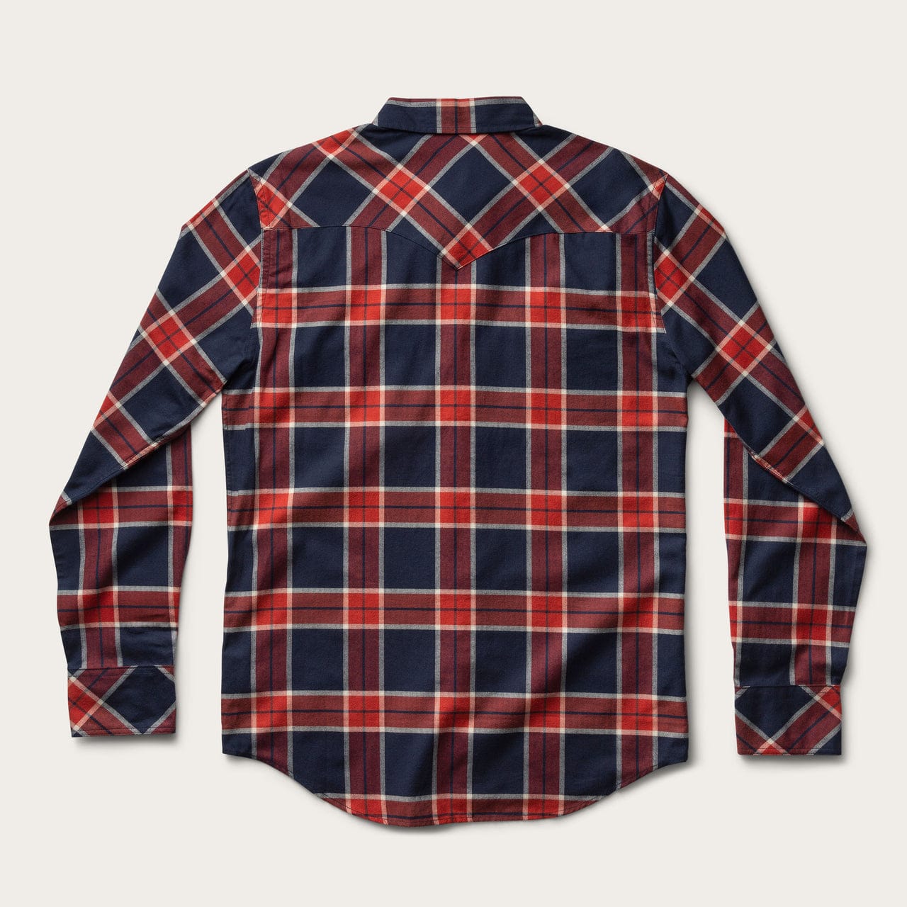 Crimson Navy Plaid