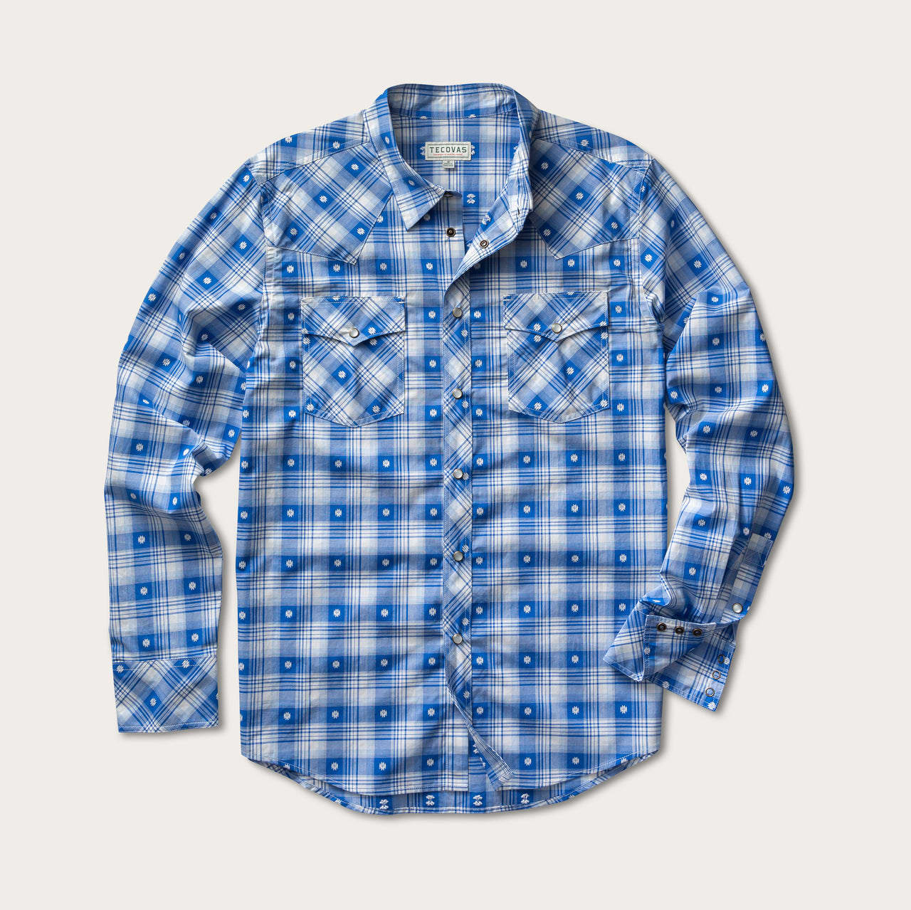 Blue White Plaid
