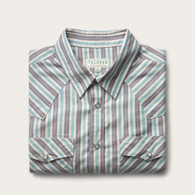 Washed Blue Stripe