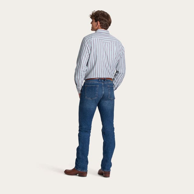 Washed Blue Stripe