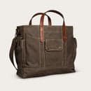 Commuter Tote - Waxed Canvas Zip-Top Tote Bag | Tecovas