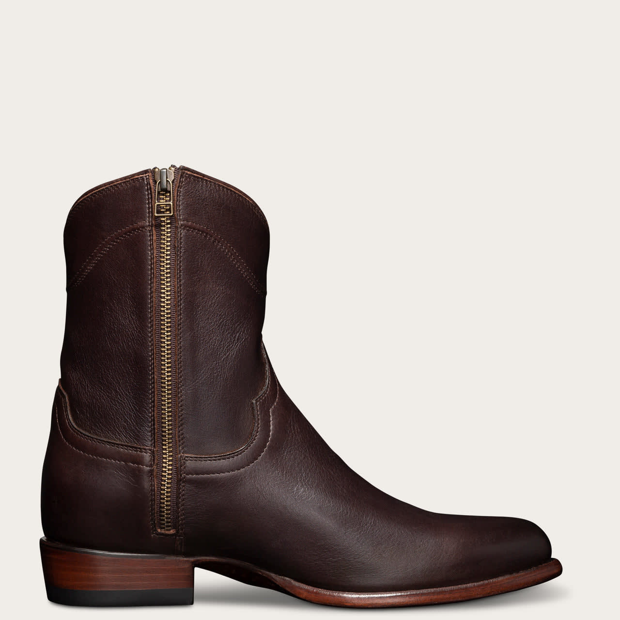 men's zipper boots western