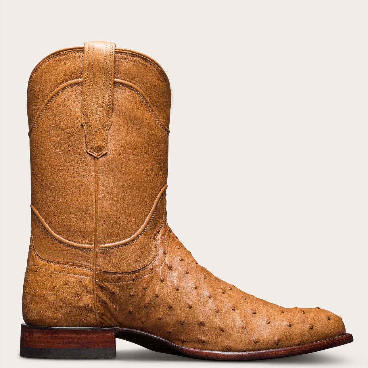 ostrich roper boots