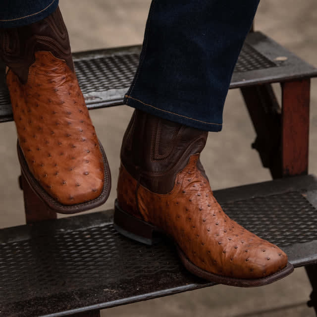 The Emmit with broad square toe by Tecovas brand