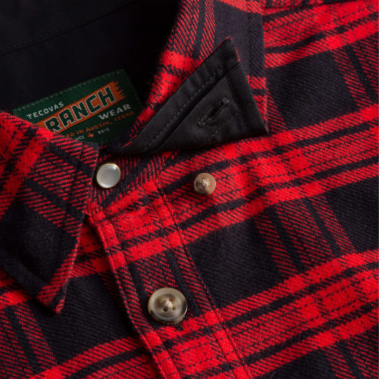Men's Western Flannel Overshirt Jacket | Tecovas