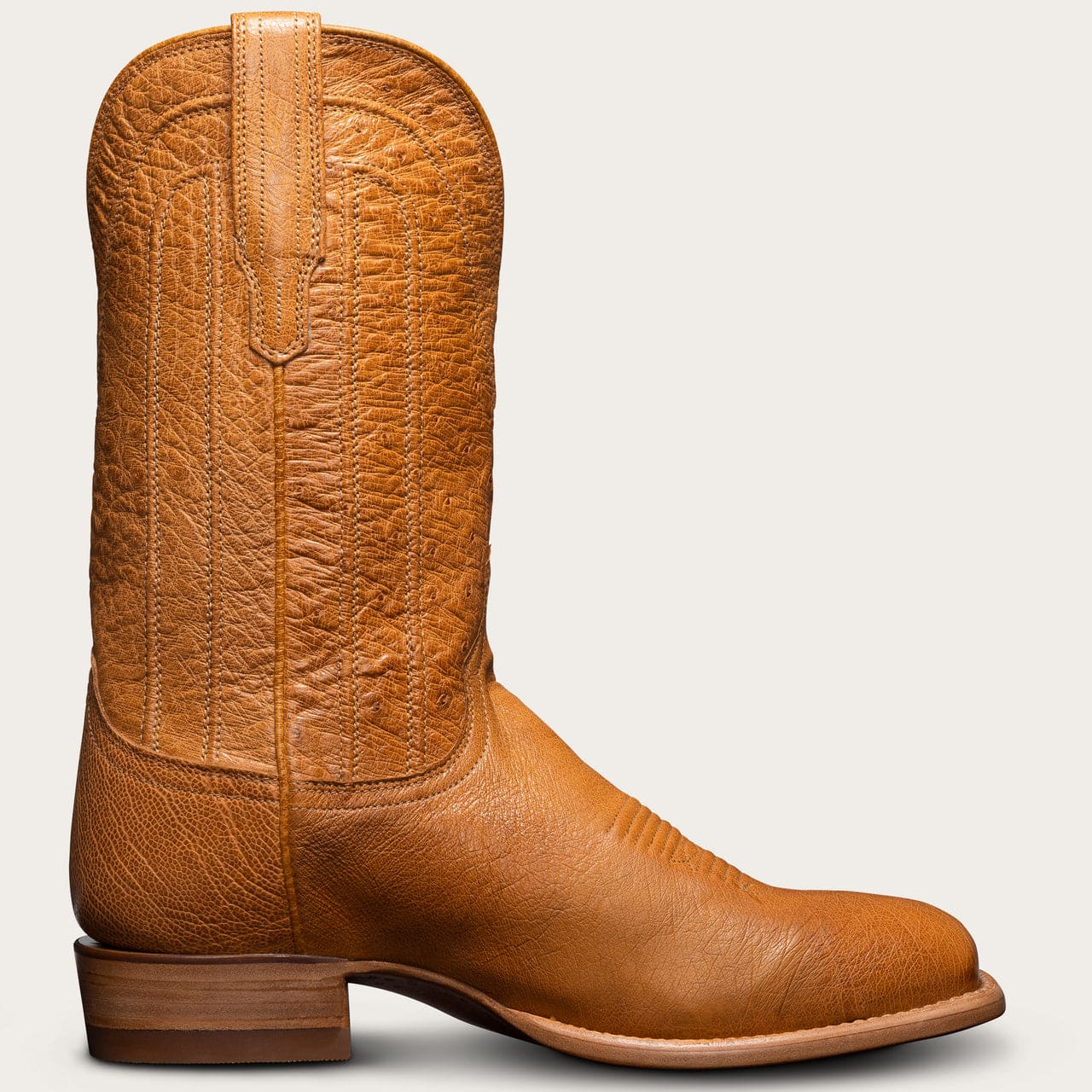 mens smooth ostrich boots