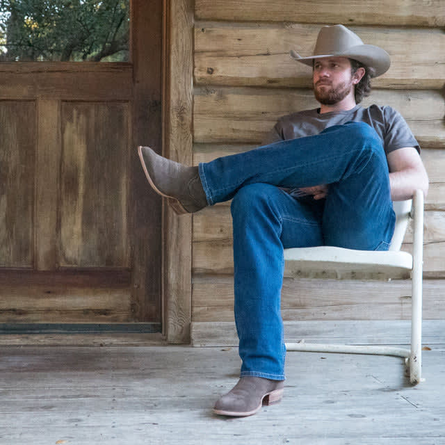 Men's Suede Cowboy Boots | The Johnny - Tecovas