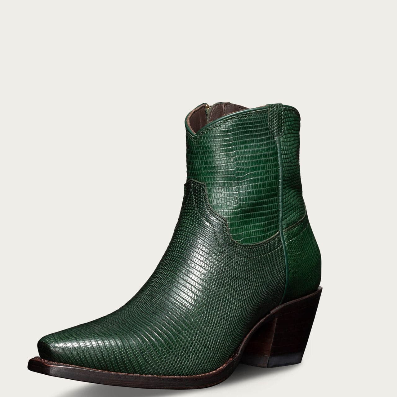 green lizard boots