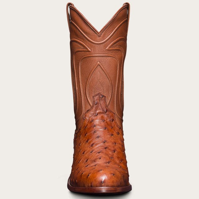 ostrich skin cowboy boots