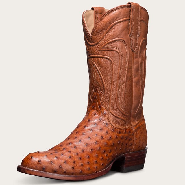 ostrich skin cowgirl boots