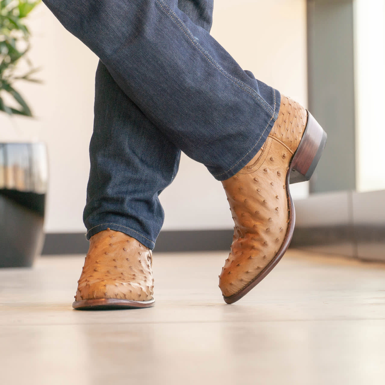 boots made of fish skin